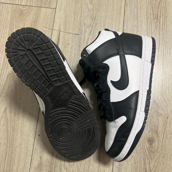 Nike Dunk High Black White Men's Size 10 - Picture 10 of 12